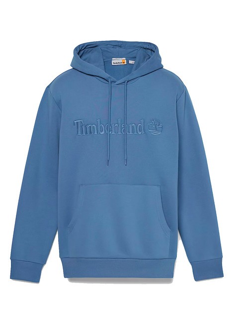 EMBROIDERY TONAL Sweatshirt à capuche denim foncé - Pulls molletonnés