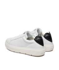 LOVE MOSCHINO BOLD 40 Baskets en cuir blanc noir - Chaussures Femme - 3