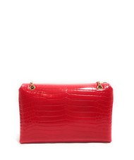 LOVE MOSCHINO CROCO Convertible Sac bandoulière/épaule rouge - Sacs pour Femme - 3