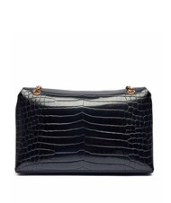 LOVE MOSCHINO CROCO Convertible Sac bandoulière/épaule crocus noir - Sacs pour Femme - 3