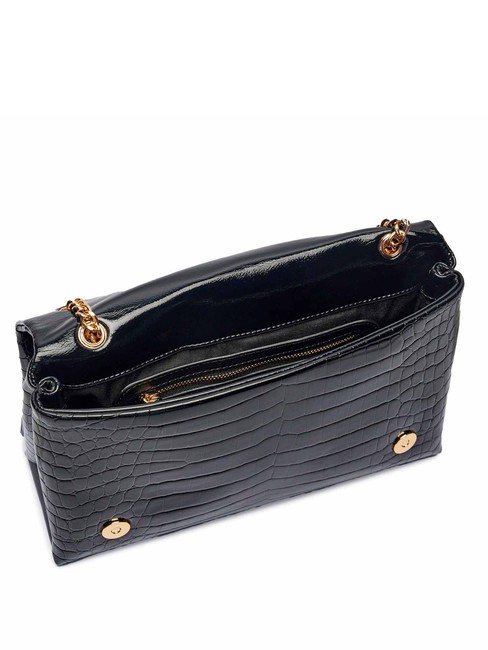 CROCO Convertible Sac bandoulière/épaule crocus noir - Sacs pour Femme