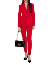 LOVE MOSCHINO CROCO Convertible Sac bandoulière/épaule crocus noir - Sacs pour Femme - 6