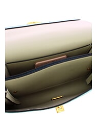 COCCINELLE ARLETTIS  Mini sac bandoulière, en cuir aquarelle bleue - Sacs pour Femme - 4