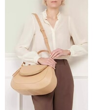 COCCINELLE SOLE Sac à main, avec bandoulière, en cuir grillé - Sacs pour Femme - 4