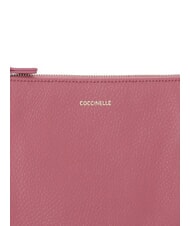 COCCINELLE BEST CROSSBODY Mini-sac en cuir pulpe rose - Sacs pour Femme - 5