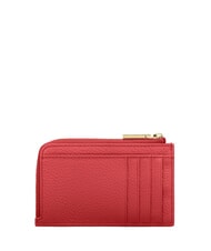 COCCINELLE METALLIC SOFT Porte-cartes / Porte-monnaie en cuir canneberges - Portefeuilles Femme - 2