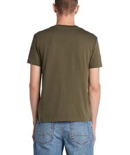 TIMBERLAND SS DUNRIVER CREW T-shirt en cotton feuille vert-terre de cassel - T-shirt - 2