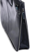 PIQUADRO Dossier BLUE SQUARE, support PC 15,6 ", extensible bleu - Porte Documents Travail - 4
