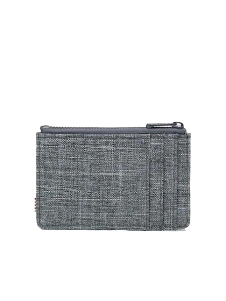 OSCAR Porte-cartes plat avec zip RAVEN CROSSHATCH - Portefeuilles Homme