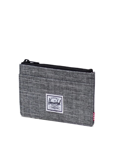 OSCAR Porte-cartes plat avec porte-monnaie RAVEN CROSSHATCH - Portefeuilles Homme