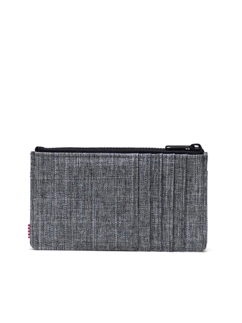 OSCAR Porte-cartes plat avec porte-monnaie RAVEN CROSSHATCH - Portefeuilles Homme