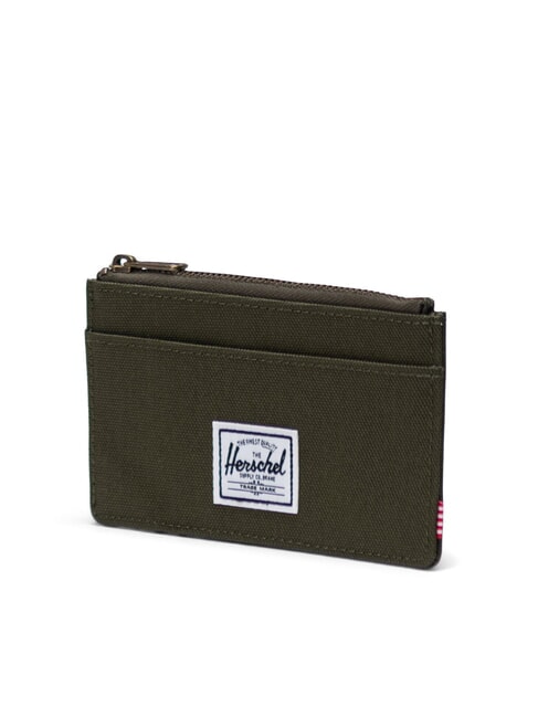 OSCAR Porte-cartes plat avec porte-monnaie lierre - Portefeuilles Homme