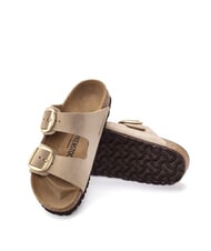 BIRKENSTOCK ARIZONA BIG BUCKLE Chausson sandale &agrave; boucles ch&acirc;teau de sable - Chaussures Femme - 6