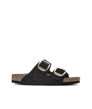 BIRKENSTOCK ARIZONA BIG BUCKLE Sandale pantoufle en cuir nubuck - Chaussures Femme