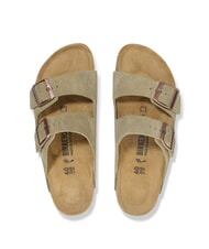 BIRKENSTOCK ARIZONA Chausson sandale à boucles taupe - Chaussures unisexe - 4