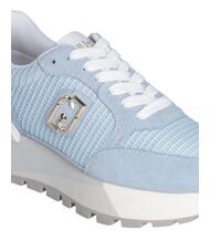 LIUJO AMAZING 25 Baskets en daim et mesh port/or clair - Chaussures Femme - 4