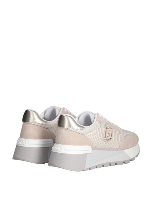 AMAZING 25 Baskets en daim et mesh sable/or clair - Chaussures Femme