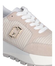 LIUJO AMAZING 25 Baskets en daim et mesh sable/or clair - Chaussures Femme - 4