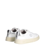 LIUJO ME 03 Baskets en cuir blanc cass&eacute; - Chaussures Femme - 4