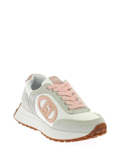 LOLO 17 Baskets blanc cassé/rose - Chaussures Femme