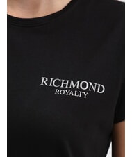 JOHN RICHMOND REUCA T-shirt en coton extensible noir/argent foncé - T-shirt - 3
