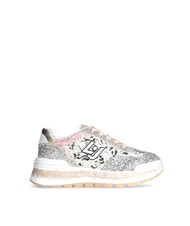 LIUJO AMAZING 26  Baskets hautes noir/argent/rose - Chaussures Femme - 2