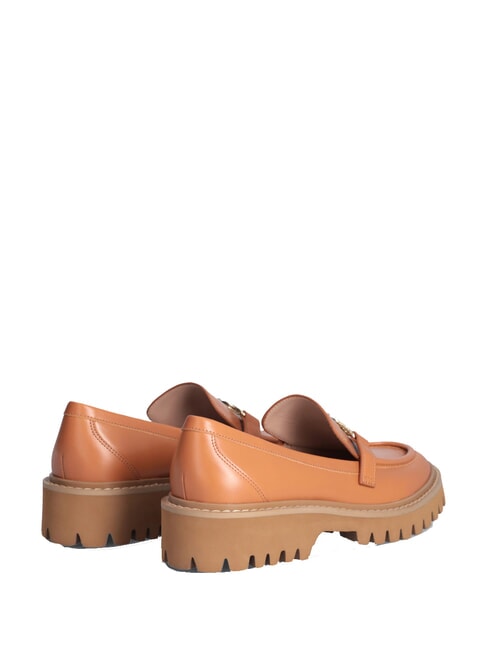 CORA 01  Mocassins en cuir Brandy - Chaussures Femme