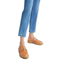 LIUJO CORA 01  Mocassins en cuir Brandy - Chaussures Femme - 5