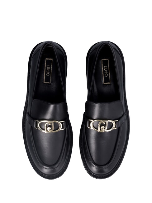 CORA 01  Mocassins en cuir noir - Chaussures Femme