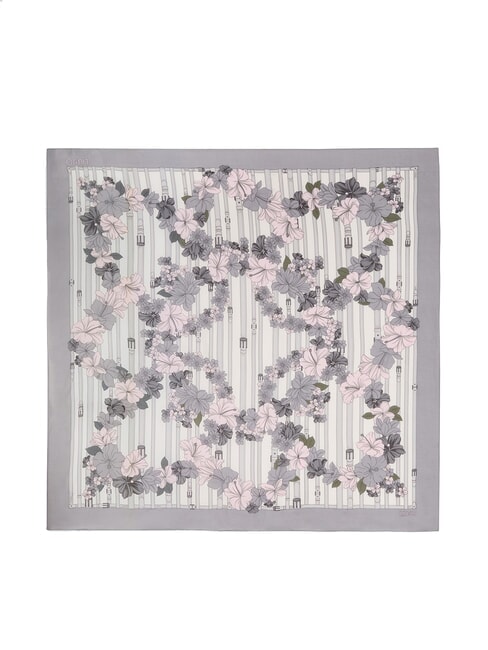 FLOWER METALLERIA Écharpe avec imprimé NOIR - Écharpes