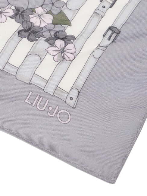 FLOWER METALLERIA Écharpe avec imprimé NOIR - Écharpes