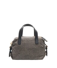 BORBONESE TEAPOT Sac tronc avec bandoulière OP / NATUREL / NOIR - Sacs pour Femme - 4