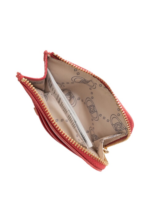 CALIWEN Porte-cartes zippé Rouge pompéien - Portefeuilles Femme