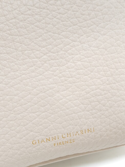 FRIDA Sac bandoulière en cuir à double zip sable - Sacs pour Femme