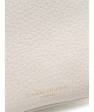 GIANNI CHIARINI FRIDA Sac bandoulière en cuir à double zip sable - Sacs pour Femme - 3