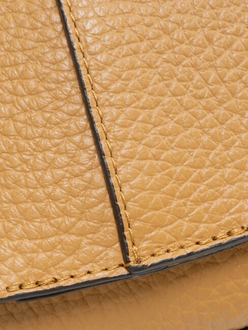 HELENA ROUND Sac en cuir avec double bandoulière la nature - Sacs pour Femme