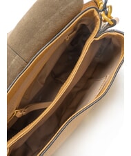 GIANNI CHIARINI HELENA ROUND Sac en cuir avec double bandoulière la nature - Sacs pour Femme - 5