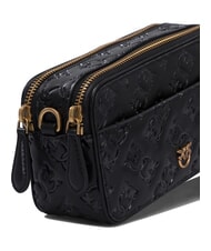 PINKO EMBOSSED LOGO Sac bandoulière pour appareil photo noir-or antique - Sacs pour Femme - 4
