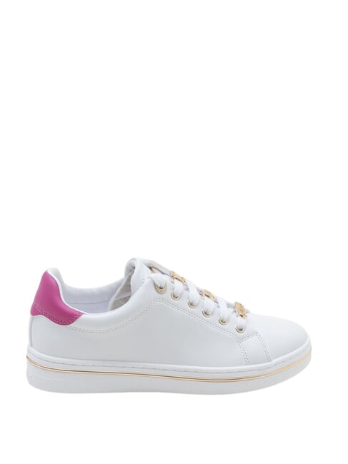 STASEY Baskets Blanc / Fuchsia - Chaussures Femme