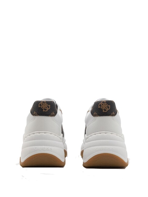 HAPYY  Baskets hautes Blanc / marron - Chaussures Femme