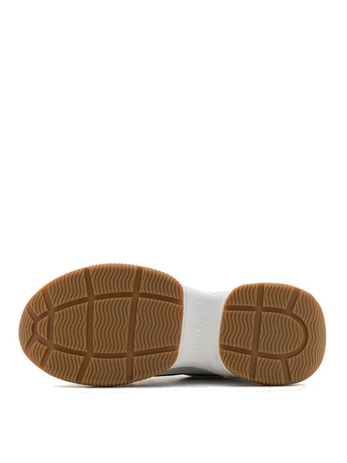 HAPYY  Baskets hautes Blanc / marron - Chaussures Femme