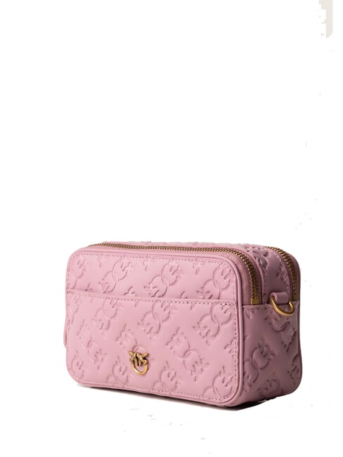 EMBOSSED LOGO Sac bandoulière pour appareil photo violet-or antique - Sacs pour Femme