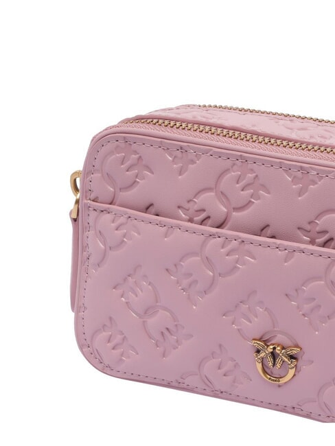 EMBOSSED LOGO Sac bandoulière pour appareil photo violet-or antique - Sacs pour Femme