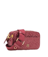 PINKO EMBOSSED LOGO Sac bandoulière pour appareil photo bordeaux merlot-or antique - Sacs pour Femme - 2