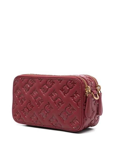 EMBOSSED LOGO Sac bandoulière pour appareil photo bordeaux merlot-or antique - Sacs pour Femme
