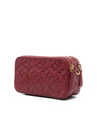 PINKO EMBOSSED LOGO Sac bandoulière pour appareil photo bordeaux merlot-or antique - Sacs pour Femme - 3