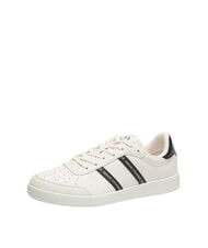 ARMANI EXCHANGE A|X STRIPES Baskets blanc cassé + noir - Chaussures Homme - 4