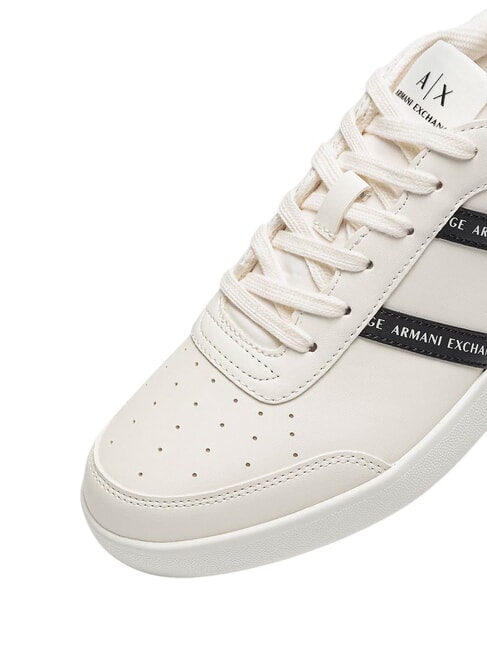 A|X STRIPES Baskets blanc cassé + noir - Chaussures Homme