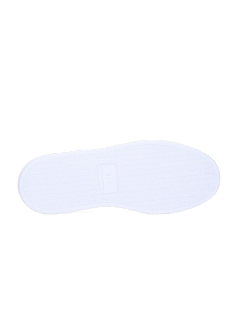AX LOGO EMBOSSED Baskets op.blanc+or p&acirc;le - Chaussures Femme