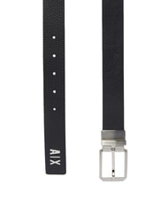 ARMANI EXCHANGE A|X DOUBLE Ceinture en cuir, peut être raccourcie - Ceintures